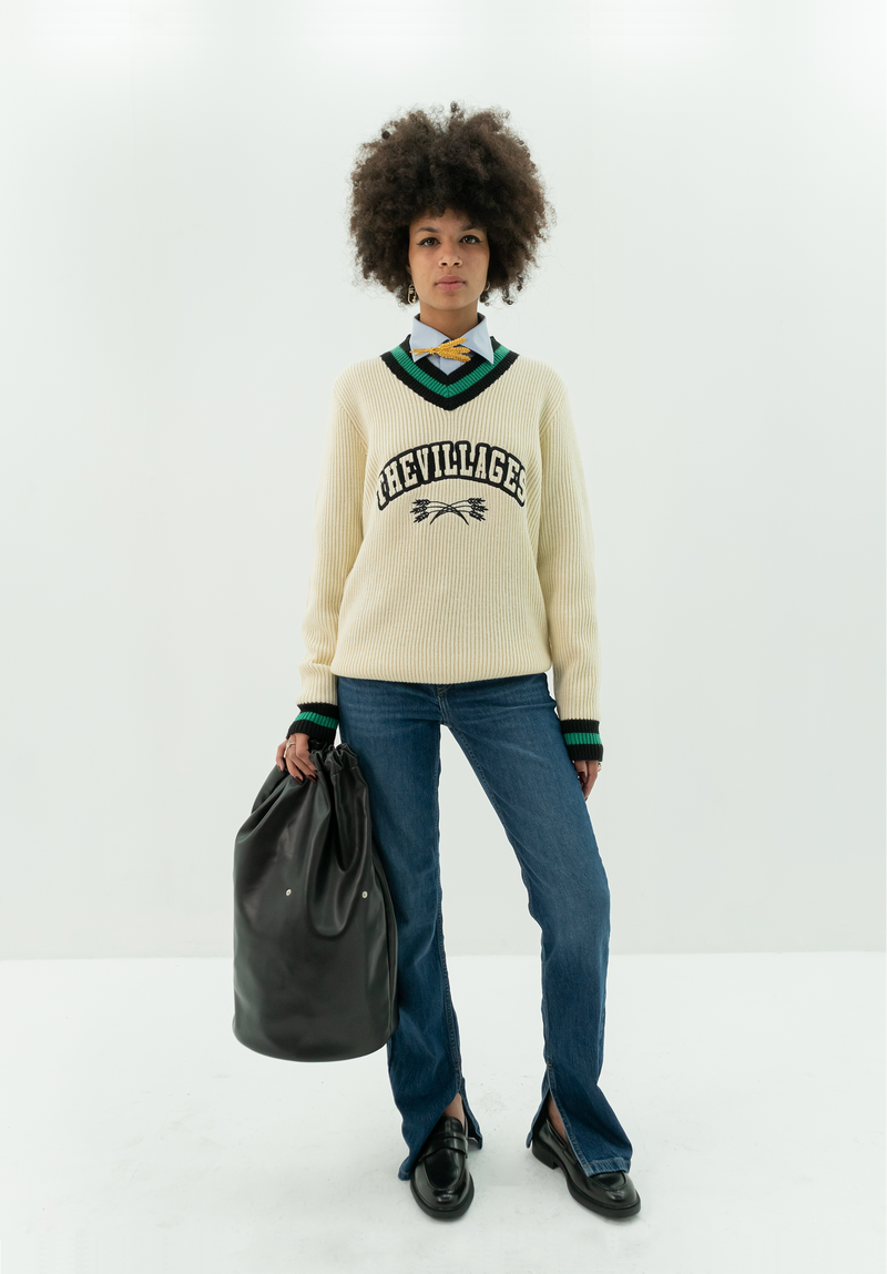 CHEERLEADER WOOL SWEATER