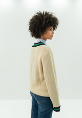 CHEERLEADER WOOL SWEATER